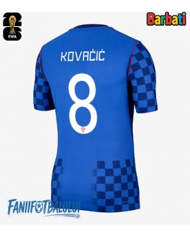 Croația Mateo Kovacic #8 Tricou Fotbal Replică Mondial 2026 Barbati Deplasare